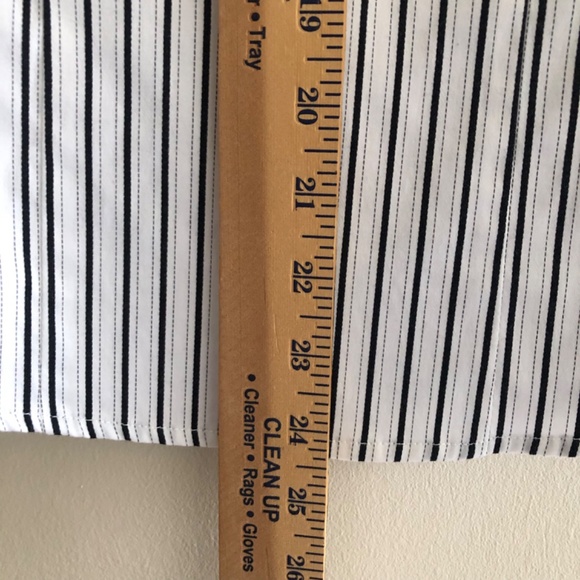 NWOT Striped, Fitted Button Down Blouse - Picture 9 of 17